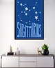 plakaty Plakat STRZELEC - SAGITTARIUS Znaki Zodiaku Gwiazdozbiór 1