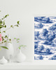 plakaty PLAKAT Toile de jouy, biało niebieska dekoracja, chinoiserie 6