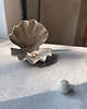 pojemniki na biżuterię Ceramiczna Muszla Muszelka Skarbiec z Perłą na Biżuterię Beżowa Nude 5