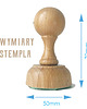 stemple Pieczątka  Logo okrągła o średnicy 5 cm 1