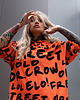 bluza z kapturem damska Damska Bluza Expres Zamek DR.CROW Dr.Crow Orange 1