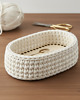 skrzynki, kufry i pudła Baza do Szydełkowania 27x12cm 6mm Kosz Mojżesza Dno Spód Torebki Owal Dekor 1