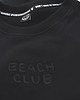 bluza bez kaptura damska Czarny Longsleeve Beach Club 1