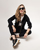 bluza z kapturem damska Bluza K2 black 2
