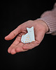 broszki Broszka Pozłacana Porcelanowa Origami Kot 3