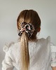 gumki do włosów Satynowa gumka satynowa scrunchie owijka frotka pustynna pantera MAXI 2