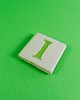magnesy Ceramiczny magnes, zielona literka I 1