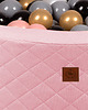 zabawki - inne Basen z kulkami różowy pikowany velvet 2