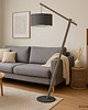 lampy podłogowe Lampa stojąca do salonu drewniana na jednej nodze TORINO 2