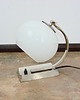 lampy stołowe Lampka Art Deco lata 40.  mosiądz niklowany + szkło  E27  vintage 5