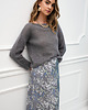 swetry damskie  Boat neckline mohair sweater 2