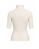 topy damskie Bluzka golf ecru YY500102 3