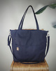torby na ramię Lazy bag Pocket torba czarna bawełniana vegan 2