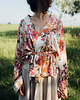 bluzki kimonowe damskie Kimono Flower Ecru SHORT 4