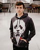 bluzy męskie Męska Bluza z kapturem DR.CROW Panda Godfather 1