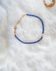 bransoletki z kamieni naturalnych Bransoletka z niebieskich kamieni lapis lazuli 5