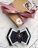 broszki Brosza Black & White z efektowym kwiatem w kropeczki New 8