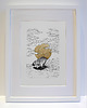 grafiki i ilustracje Rysunek Owczarek Grafika 32x24cm + biała rama 1