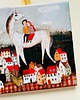 kafle i panele Kafle ceramiczne - para na koniu 2