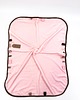 kocyki, kołderki, pościel dla dzieci Kocyk FloppyLove Pink & Brown Tags 1