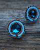 kolczyki soutache Turkusowe kolczyki soutache 2