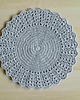 obrusy i serwetki Okrągła serwetka handmade ze sznurka bawełnianego 1