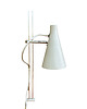 lampy stołowe Szara lampa biurkowa, proj. J. Hurka, Lidokov, Czechosłowacja, lata 60. 1