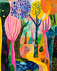 plakaty Plakat - Acid forest 2