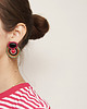 kolczyki soutache Kolorowe kolczyki sutasz boho wkrętki 2