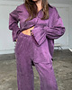 spodnie materiałowe damskie Koszula Blush purple lyocell 3