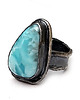 pierścionki srebrne Larimar 1