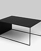 meble - stoły i stoliki - stoliki kawowe Metalowy stolik kawowy 2 Wall 100x60, czarny 3