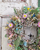 wianki Wianek naturalny z suszonych kwiatów i eukaliptusa "Szept Łąki" 4
