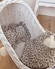zabawki - inne Wiklinowy wózek dla lalek PCHACZ biały z chwostami i pościelą 2