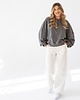 bluza bez kaptura damska Bluza Iconic Szary Ciemny Melanż 2