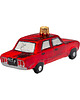 bombki Bombka choinkowa szklana ręcznie malowana: Fiat 125p: czerwony 2