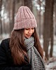 czapki damskie Czapka beanie wełna 100% 1
