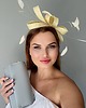 fascynatory Fascynator LA VIE pastelowy żółty -maślany /oraz inne kolory 4
