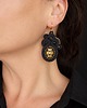 kolczyki soutache Czarno- złote eleganckie kolczyki sutasz 1