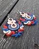 kolczyki soutache Kolczyki sutasz etno kolorowe 2