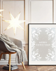 plakaty PLAKAT zimowy Plakat świąteczny Merry Christmas 1