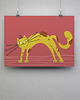 plakaty Plakat print, kot 1