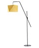 lampy podłogowe Czarna lampa podłogowa na długim wysięgniku TOLEDO 4
