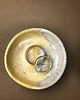 dodatki ślubne Ceramiczny talerzyk na pierścionki / obrączki 1