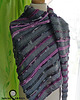 szale damskie UNIKAT szal-kameleon "Lilac & Grey" 2