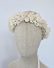 wianki komunijne Kremowy wianek na głowę - hortensja i różyczki 5