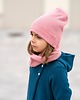 czapki dziecięce Czapka z kominem wiosenna - peonia 3
