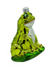 ozdoby choinkowe Bombka choinkowa: Żaba na liściu: błyszcząca 2