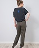 spodnie materiałowe damskie Spodnie HIT Khaki 2