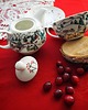 filiżanki Świąteczny zestaw imbryk z filiżanką Tea for one ZIMOWA WIOSKA 5